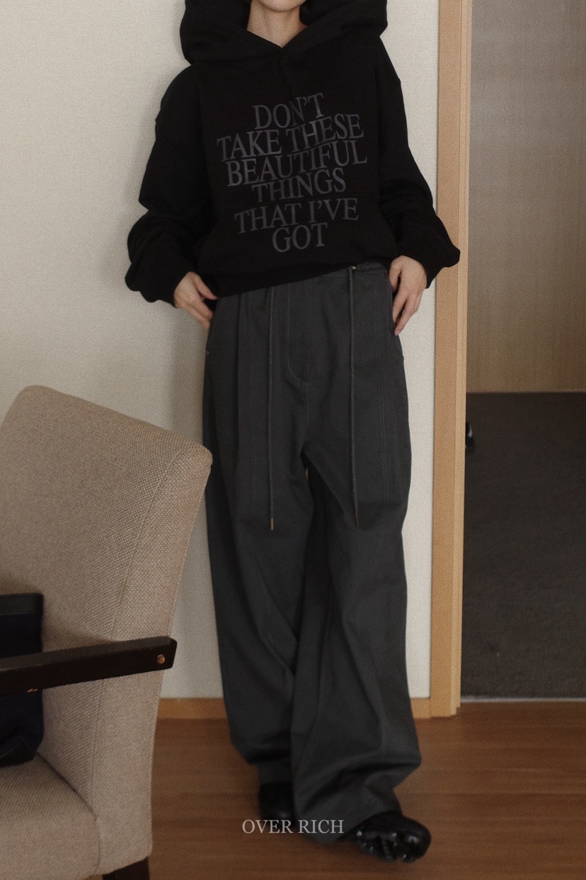 OVER RICH東大門㊣實拍女士新款推薦人氣25秋冬熱賣休閑褲OVER RICH休閑褲