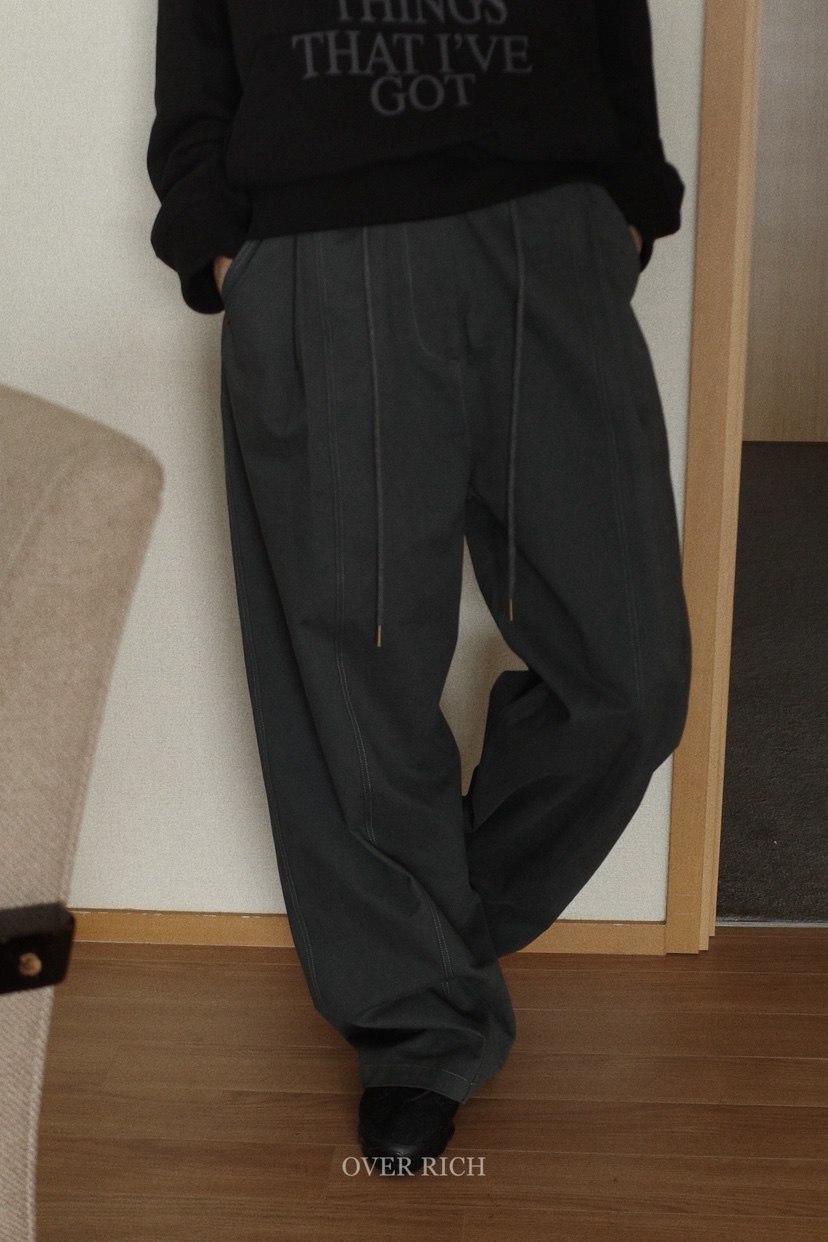 OVER RICH東大門㊣實拍女士新款推薦人氣25秋冬熱賣休閑褲OVER RICH休閑褲