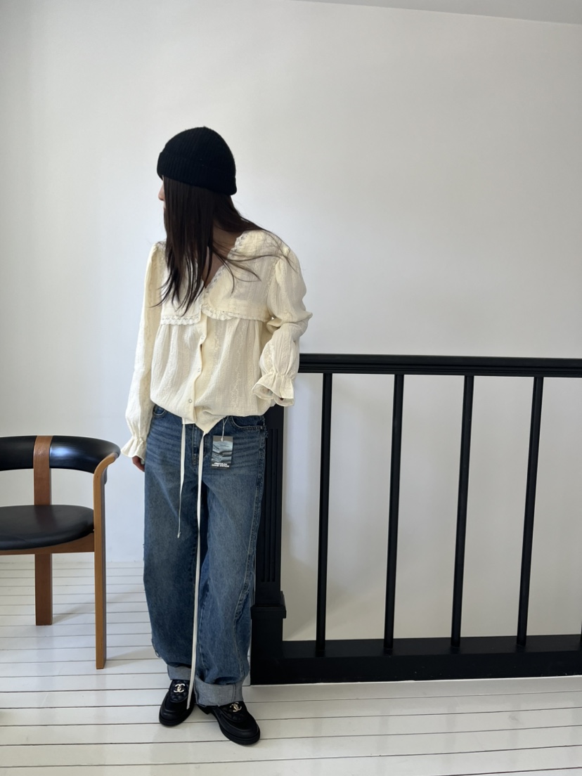 LOVE PULL東大門㊣代購女士新款推薦人氣時尚職業休閑牛仔褲LOVE PULL牛仔褲