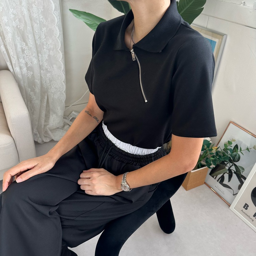 SOUIT韓國直郵㊣女裝新品25秋冬推薦真品職業熱賣休閑人氣T恤SOUIT by mabel-LT恤