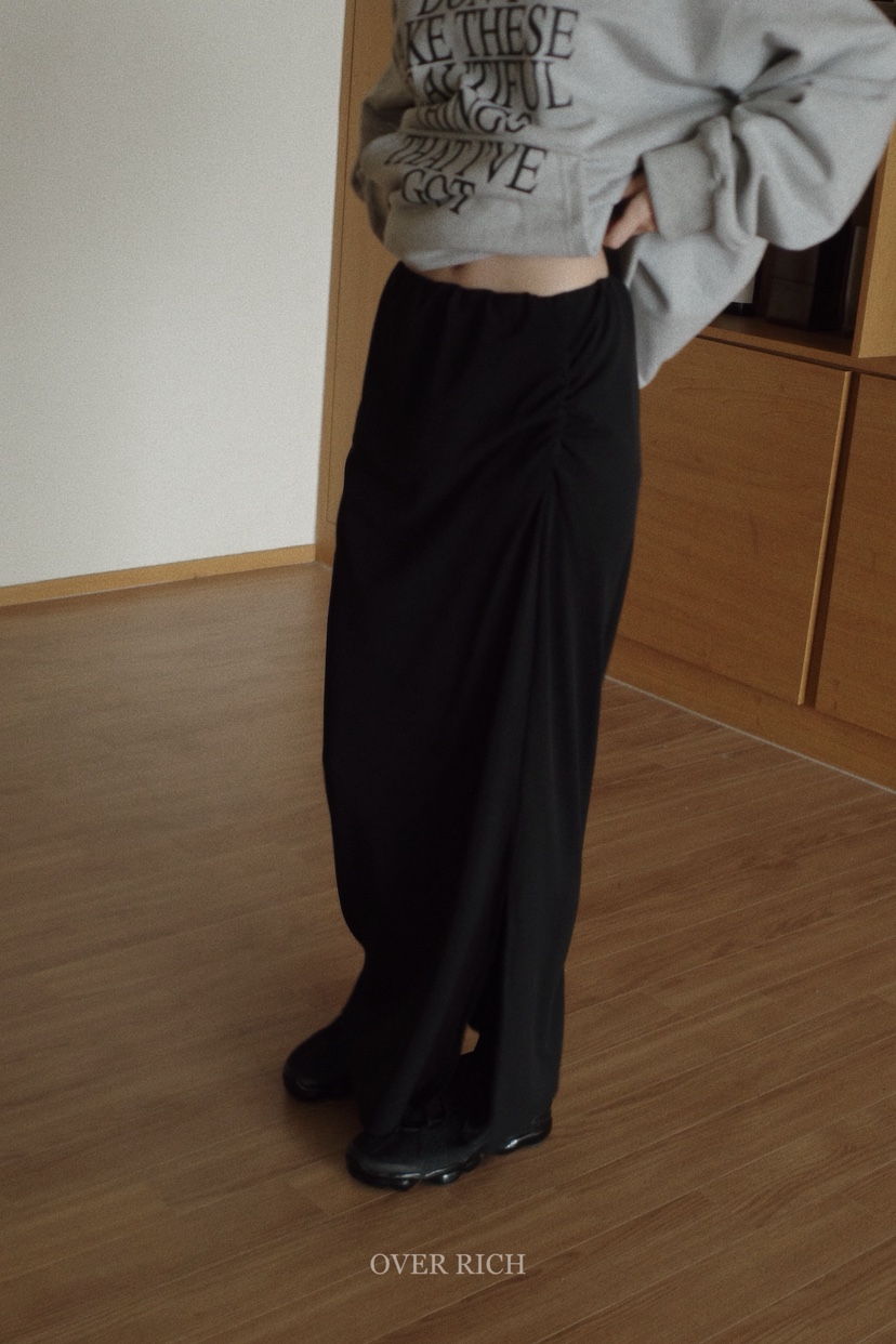 OVER RICH韓國直郵㊣女裝新款休閑職業時尚人氣真品熱賣長裙OVER RICH長裙