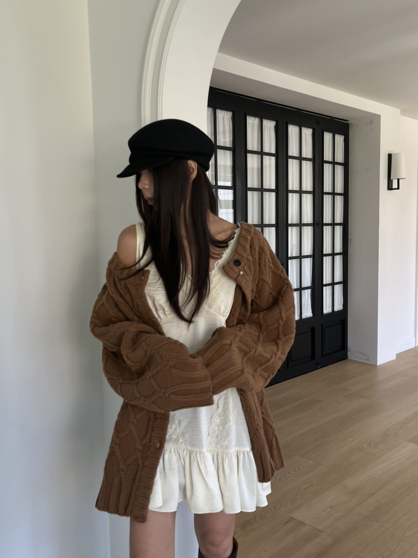 LOVE PULL東大門㊣代購女士新品推薦職業25秋冬休閑針織衫LOVE PULL針織衫