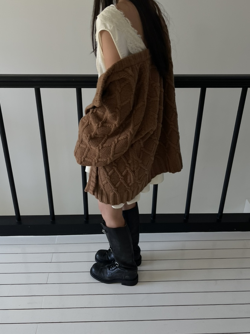 LOVE PULL東大門㊣代購女士新品推薦職業25秋冬休閑針織衫LOVE PULL針織衫