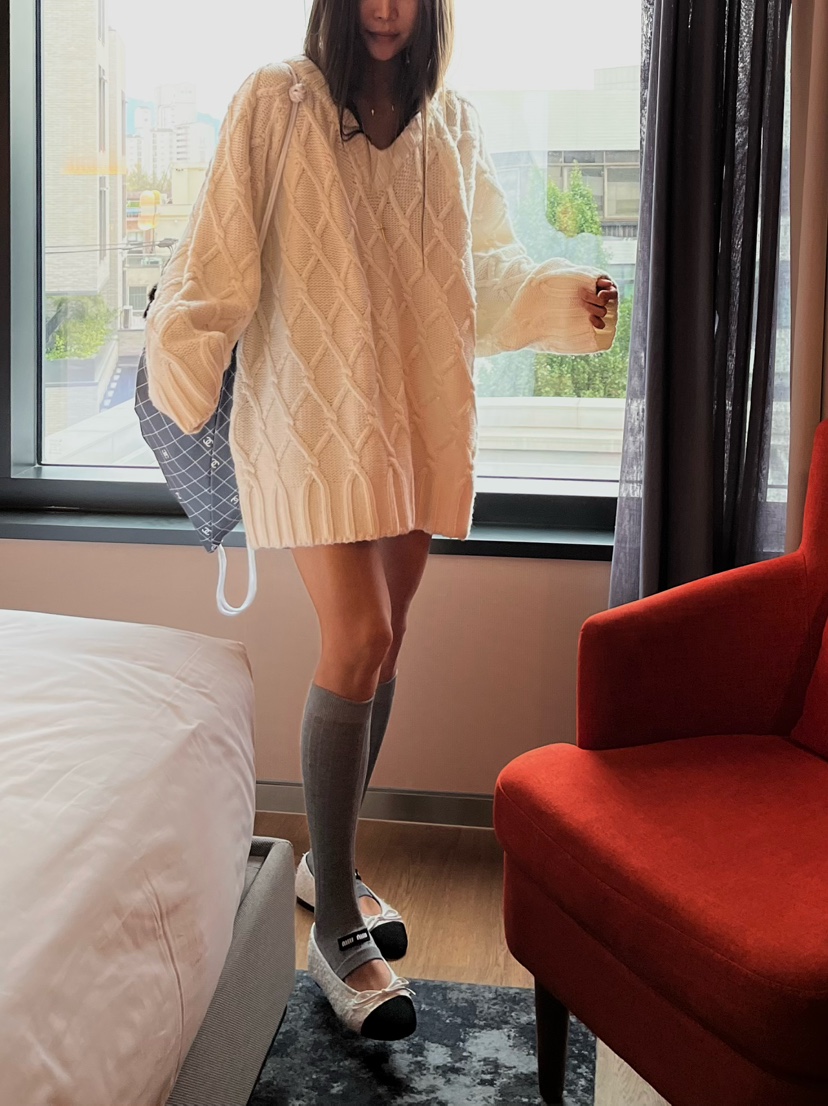 LOVE PULL東大門㊣代購女士新品推薦職業25秋冬休閑針織衫LOVE PULL針織衫