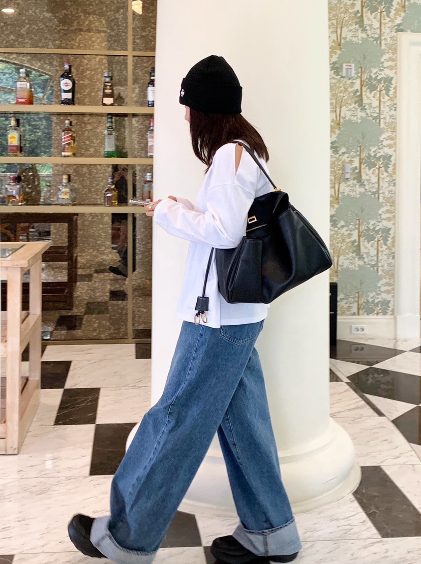 COURGETTE韓國代購㊣女裝新品時尚25秋冬休閑熱賣真品長袖T恤COURGETTE長袖T恤