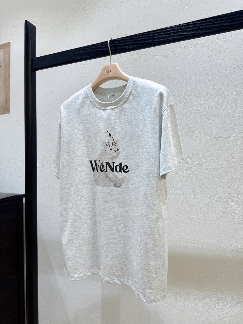 NDE韓國代購㊣女裝新款人氣時尚真品休閑職業25秋冬熱賣T恤NDET恤圖色2