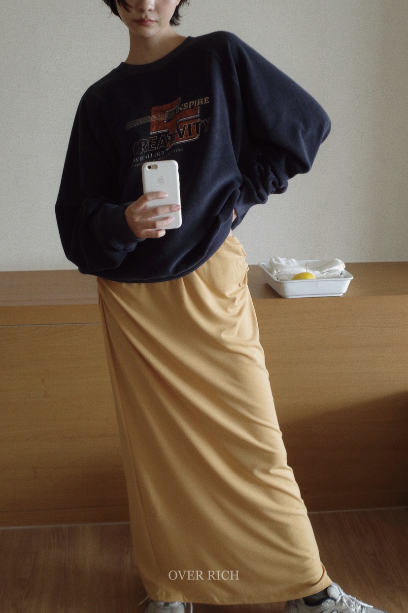 OVER RICH韓國直郵㊣女士新品熱賣人氣職業推薦25秋冬衛衣OVER RICH衛衣