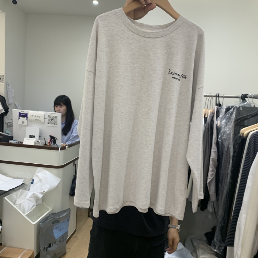 HOUSE OF/DE MERRY東大門㊣實拍女裝新品推薦熱賣長袖T恤HOUSE OF/DE MERRY長袖T恤圖色1