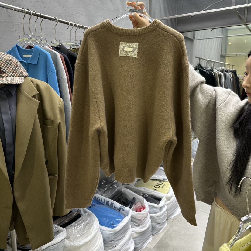 UOOV韓國直郵㊣女裝新款人氣25秋冬推薦真品熱賣休閑時尚毛衣UOOV毛衣