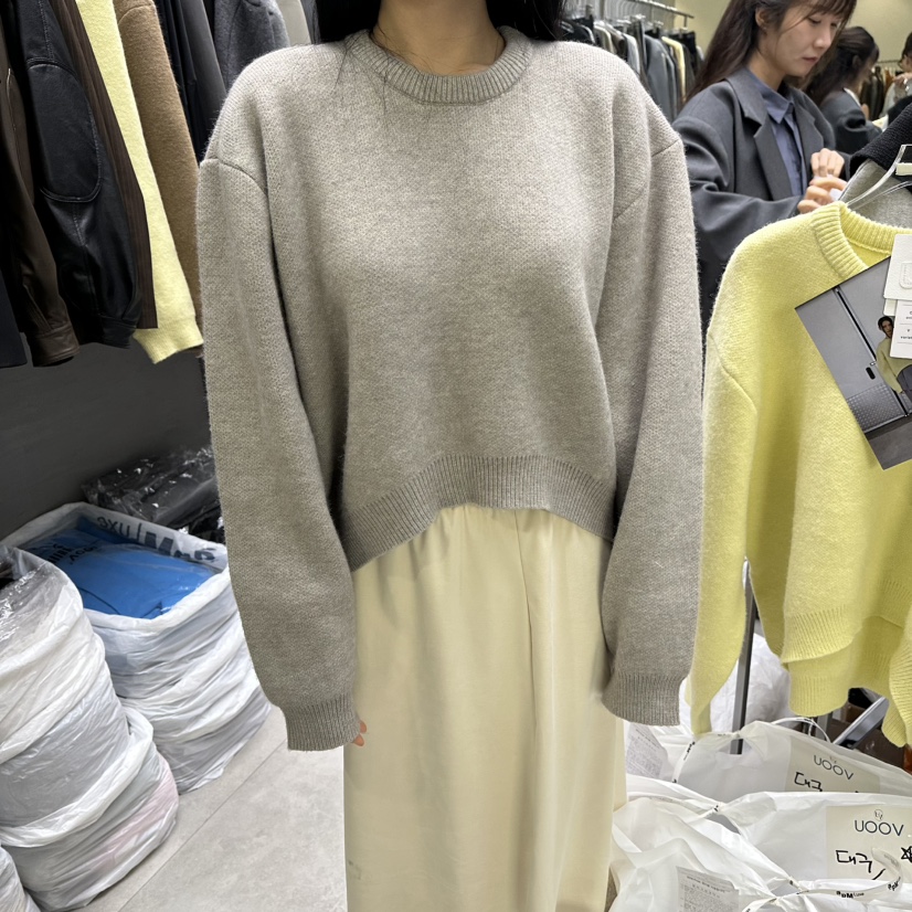 UOOV韓國直郵㊣女裝新款人氣25秋冬推薦真品熱賣休閑時尚毛衣UOOV毛衣圖色3