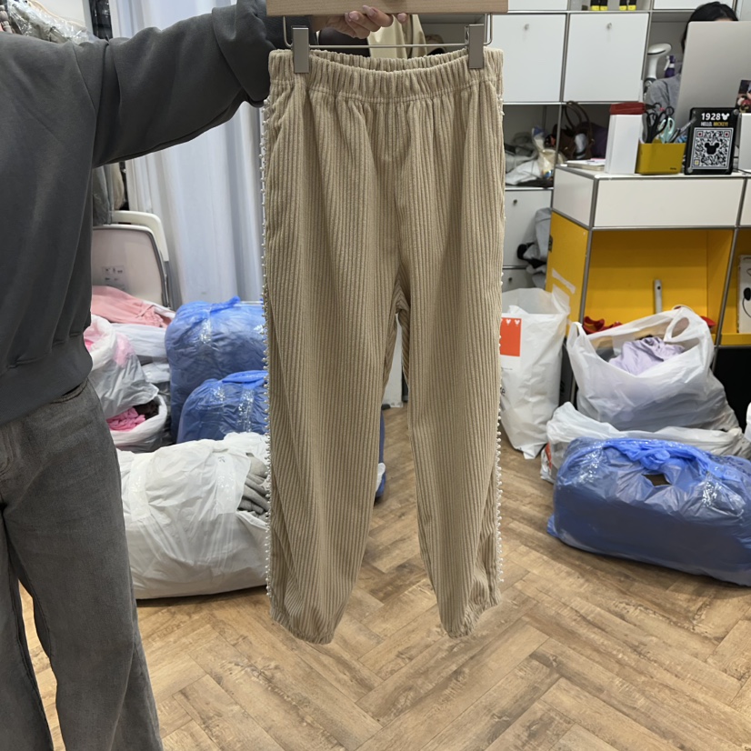 DE LINE東大門㊣實拍女裝新款時尚推薦職業25秋冬真品休閑褲DE LINE休閑褲