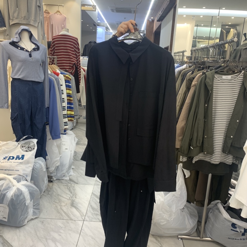 THE SIL韓國代購㊣女士新品真品推薦休閑熱賣職業襯衫蕾絲衫THE SIL/1 2ILLY襯衫/蕾絲衫圖色2