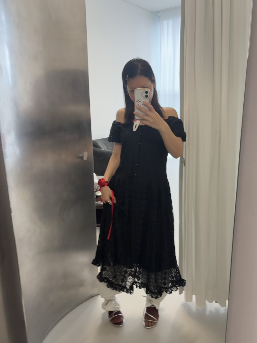 PLATFORM-L東大門㊣實拍女裝新款職業推薦真品連衣裙蕾絲長款PLATFORM連衣裙