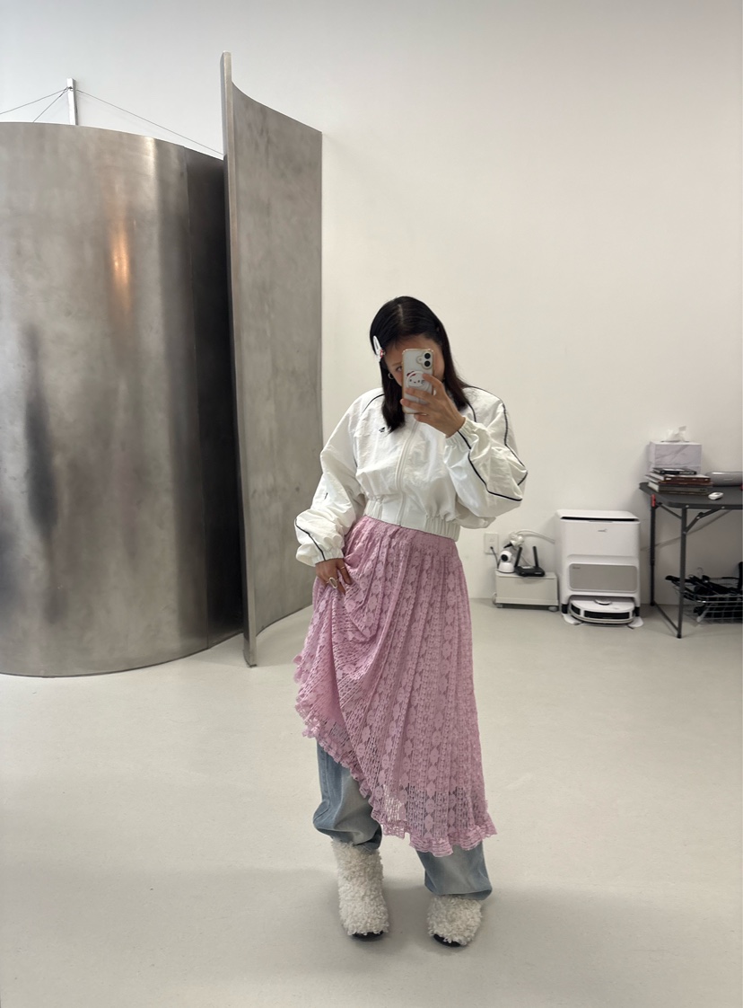 PLATFORM-L東大門㊣實拍女裝新款職業推薦真品連衣裙蕾絲長款PLATFORM連衣裙