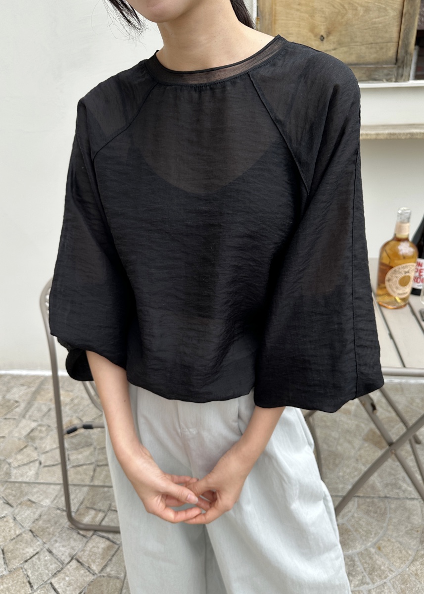CLASSY-O東大門㊣代購女裝新品推薦真品人氣襯衫蕾絲衫透明CLASSY-O襯衫/蕾絲衫