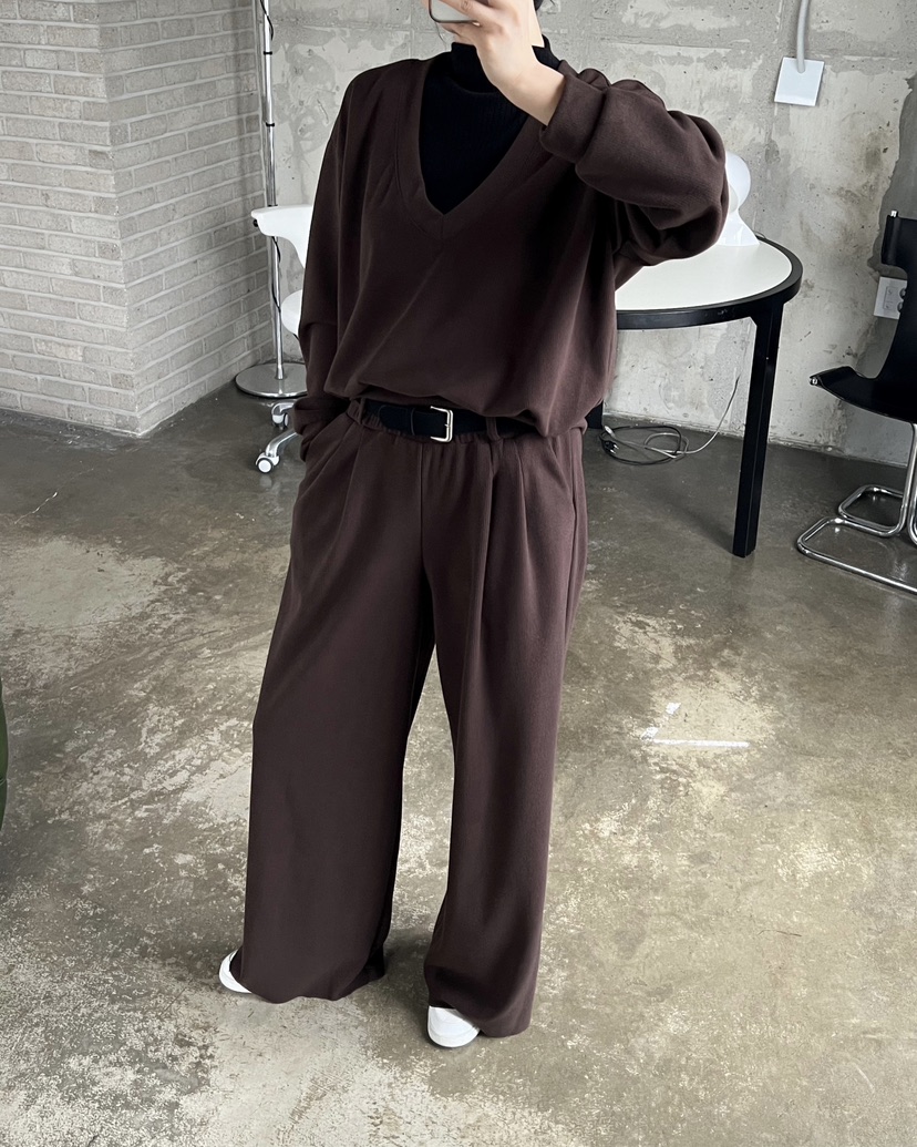 VERNI東大門㊣直郵女士新品25秋冬真品熱賣職業休閑褲不含腰帶VERNI休閑褲