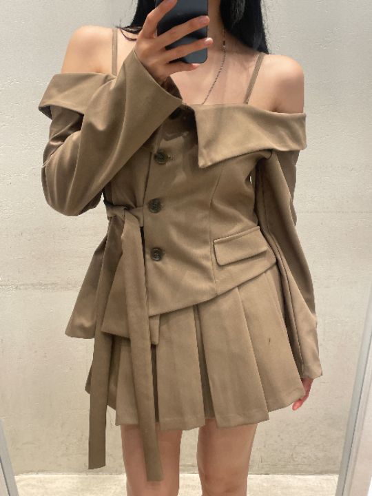 mars韓國代購㊣女士新品真品人氣推薦25秋冬休閑時尚熱賣短裙mars短裙