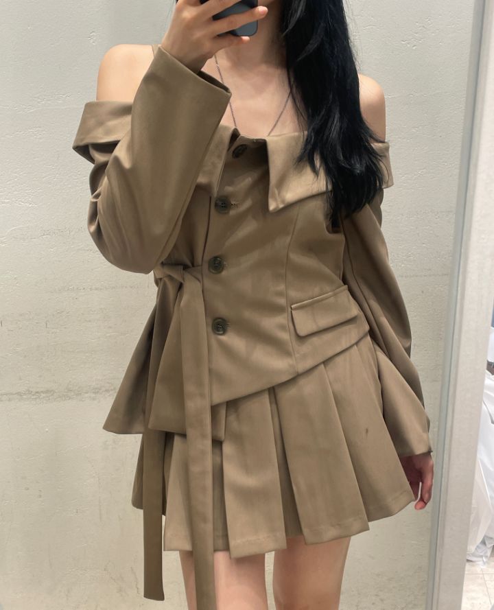 mars韓國代購㊣女士新品真品人氣推薦25秋冬休閑時尚熱賣短裙mars短裙