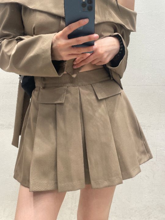mars韓國代購㊣女士新品真品人氣推薦25秋冬休閑時尚熱賣短裙mars短裙