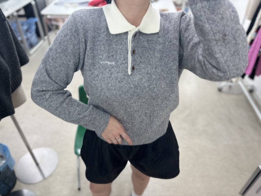 AWESOME-L韓國直郵㊣女裝新款推薦25秋冬職業人氣熱賣針織衫AWESOME-L針織衫