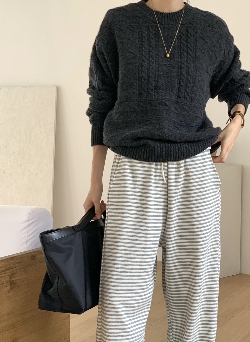WOOD韓國代購㊣女裝新款真品休閑推薦職業熱賣人氣時尚針織衫WOOD針織衫