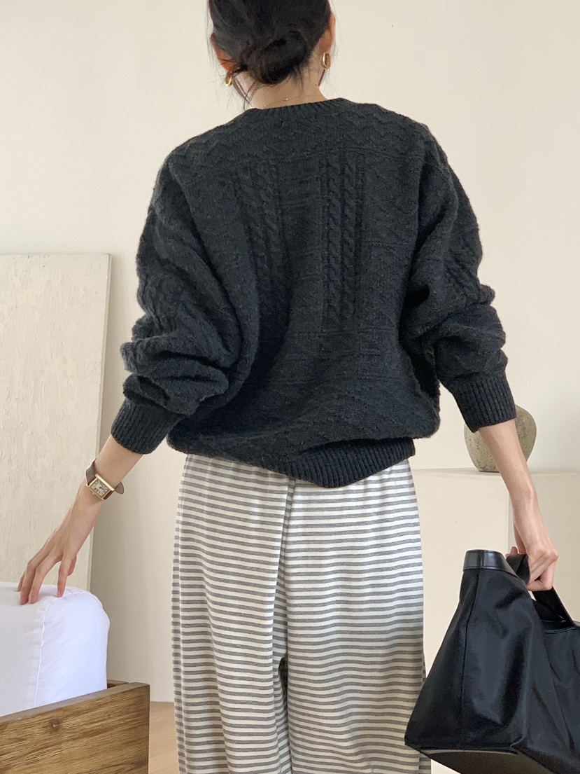 WOOD韓國代購㊣女裝新款真品休閑推薦職業熱賣人氣時尚針織衫WOOD針織衫