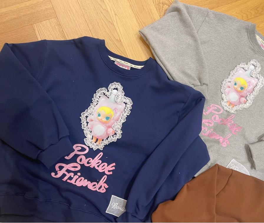 BOUTIQUE-L東大門㊣代購女裝新款25秋冬熱賣真品時尚職業衛衣BOUTIQUE-L衛衣