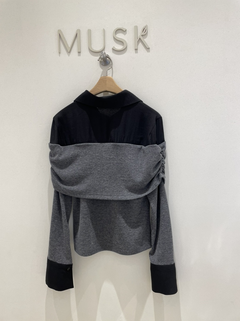 MUSK韓國直郵㊣女裝新品休閑熱賣職業人氣推薦真品襯衫蕾絲衫MUSK襯衫/蕾絲衫