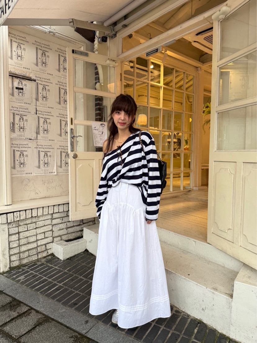 SOLAR東大門㊣代購女士新品職業人氣25秋冬推薦休閑熱賣長裙SOLAR長裙