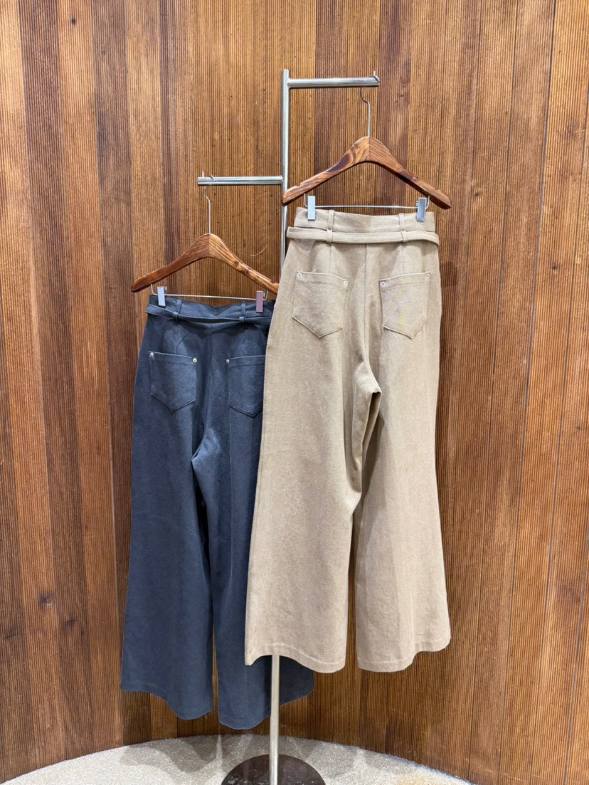 2TWO MOON東大門㊣實拍女裝新品時尚真品休閑褲含腰帶口袋2TWO MOON休閑褲