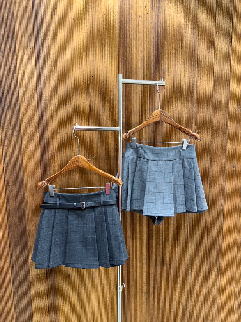 2TWO MOON東大門㊣直郵女士新品25秋冬熱賣時尚裙褲不含腰帶2TWO MOON裙褲