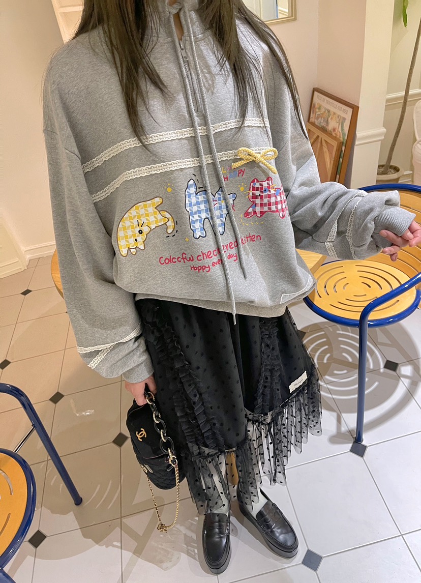 BOUTIQUE-L韓國直郵㊣女士新品時尚人氣職業推薦休閑25秋冬衛衣BOUTIQUE-L衛衣
