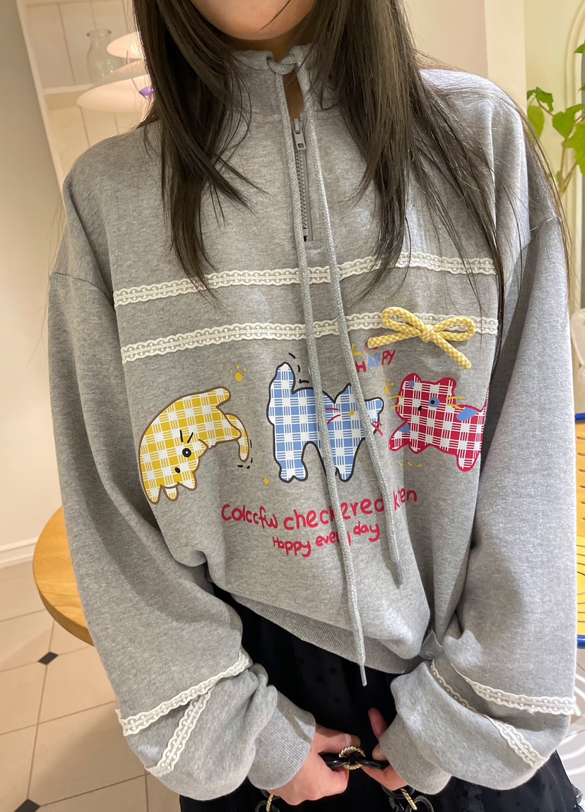 BOUTIQUE-L韓國直郵㊣女士新品時尚人氣職業推薦休閑25秋冬衛衣BOUTIQUE-L衛衣