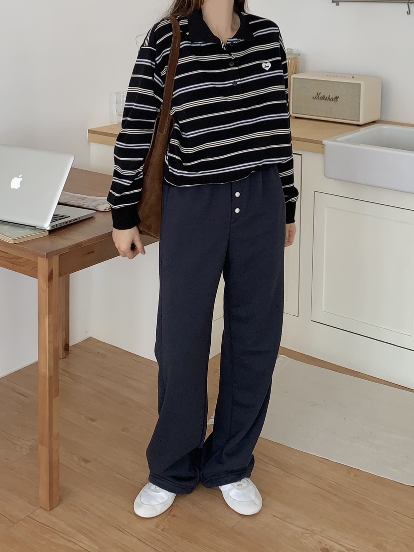 FORMSTUDIO韓國直郵㊣女裝新品推薦25秋冬真品人氣休閑褲紐扣FORMSTUDIO休閑褲圖色5