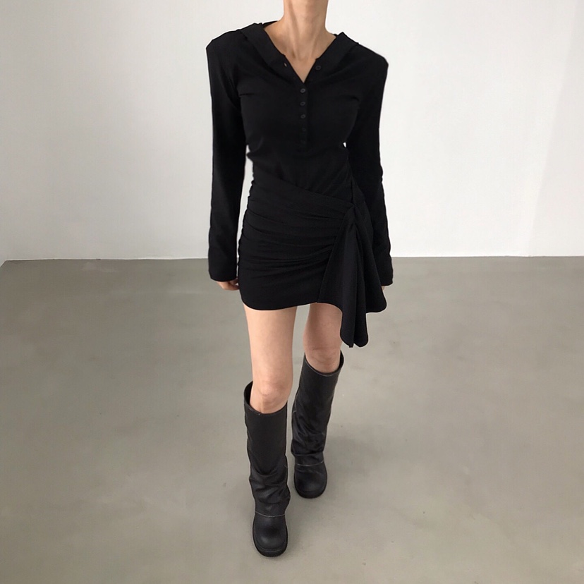 2TWO MOON東大門㊣實拍女士新品熱賣25秋冬推薦人氣連衣裙2TWO MOON連衣裙