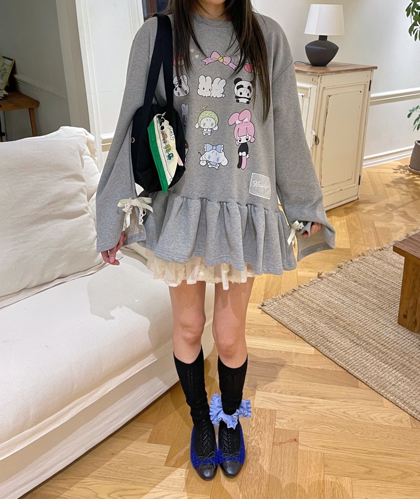 BOUTIQUE-L東大門㊣直郵女裝新款25秋冬時尚職業熱賣人氣衛衣BOUTIQUE-L衛衣
