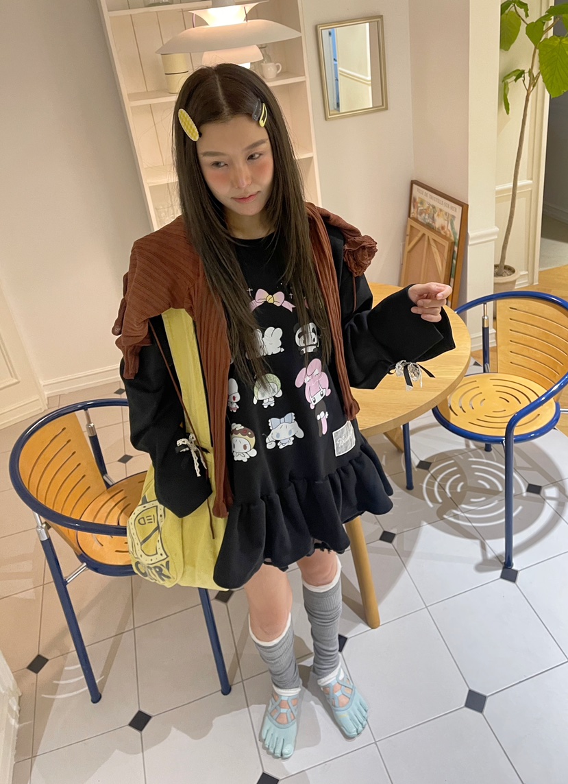 BOUTIQUE-L東大門㊣直郵女裝新款25秋冬時尚職業熱賣人氣衛衣BOUTIQUE-L衛衣