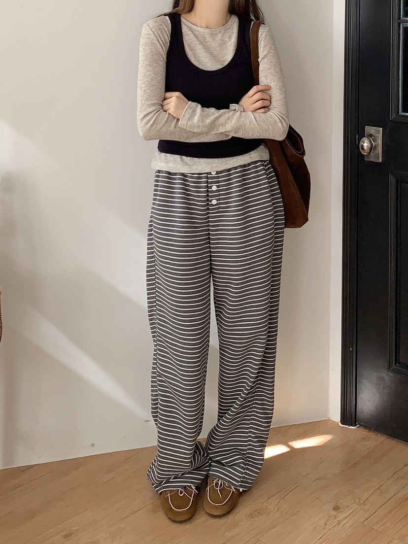 FORMSTUDIO東大門㊣代購女裝新品真品時尚休閑休閑褲單排扣FORMSTUDIO休閑褲