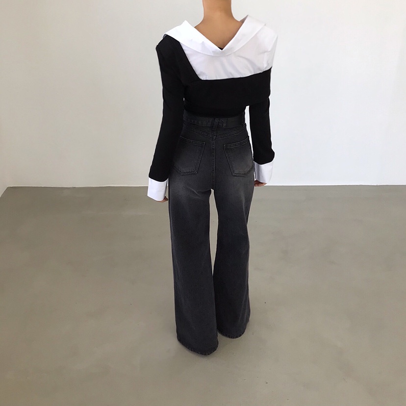 2TWO MOON東大門㊣直郵女士新品人氣時尚真品休閑襯衫蕾絲衫2TWO MOON襯衫/蕾絲衫