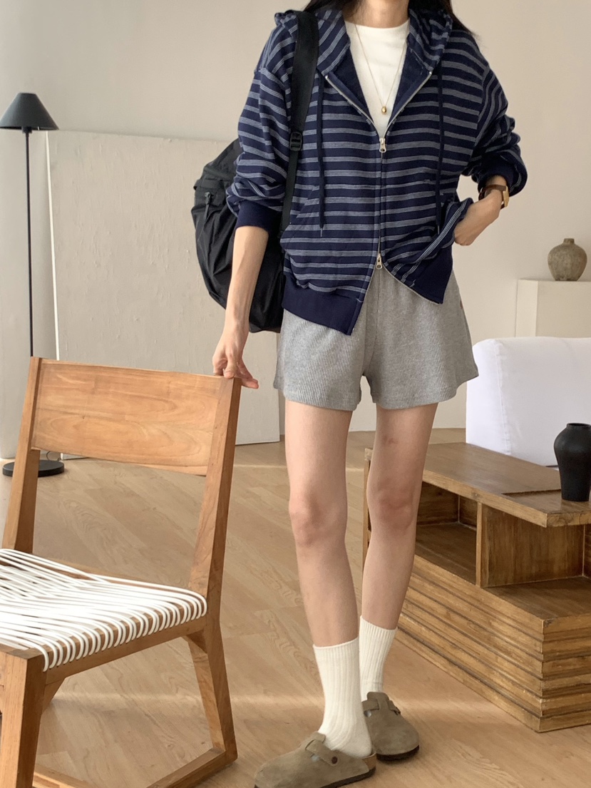 WOOD韓國代購㊣女士新品熱賣職業時尚休閑推薦夾克連帽拉鏈衫WOOD夾克