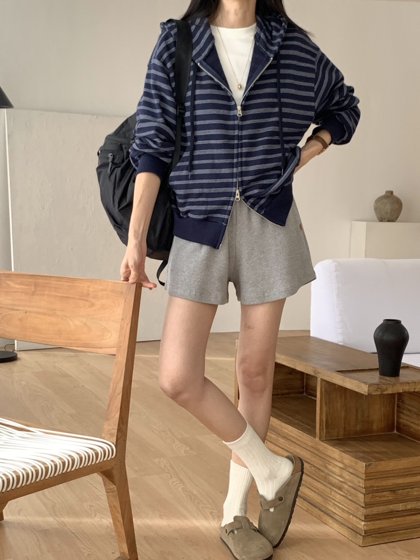 WOOD韓國代購㊣女士新品熱賣職業時尚休閑推薦夾克連帽拉鏈衫WOOD夾克