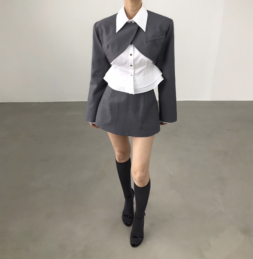 2TWO MOON東大門㊣代購女裝新品熱賣真品時尚25秋冬職業裙褲2TWO MOON裙褲