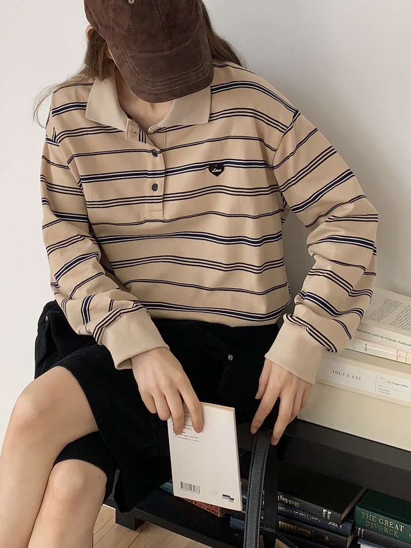 FORMSTUDIO東大門㊣直郵女裝新品時尚25秋冬推薦長袖T恤寬松FORMSTUDIO長袖T恤