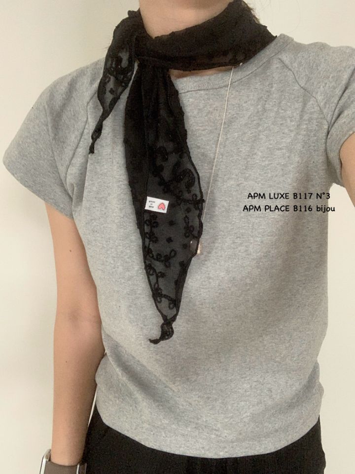 N3韓國直郵㊣女士新款真品25秋冬職業推薦休閑圍巾披肩蕾絲N3圍巾/披肩