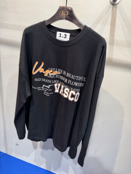 1.3韓國代購㊣女裝新品25秋冬休閑真品熱賣時尚推薦長袖T恤1.3長袖T恤