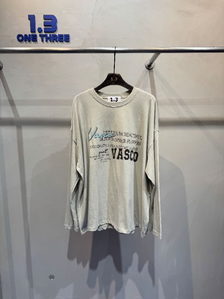 1.3韓國代購㊣女裝新品25秋冬休閑真品熱賣時尚推薦長袖T恤1.3長袖T恤圖色3