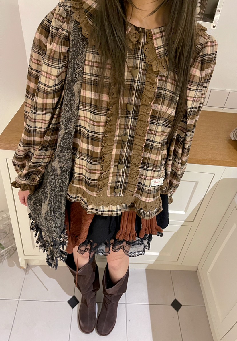 BOUTIQUE-L東大門㊣直郵女士新款真品職業休閑推薦襯衫蕾絲衫BOUTIQUE-L襯衫/蕾絲衫