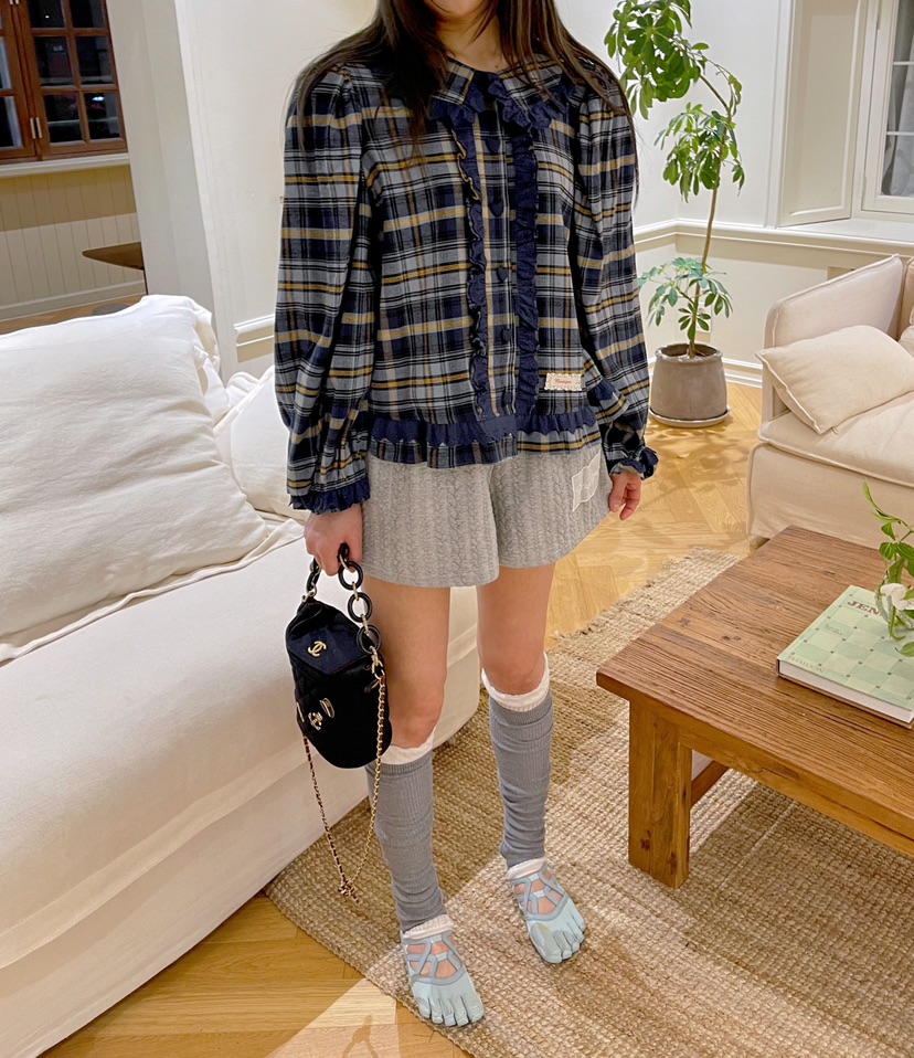 BOUTIQUE-L東大門㊣直郵女士新款真品職業休閑推薦襯衫蕾絲衫BOUTIQUE-L襯衫/蕾絲衫