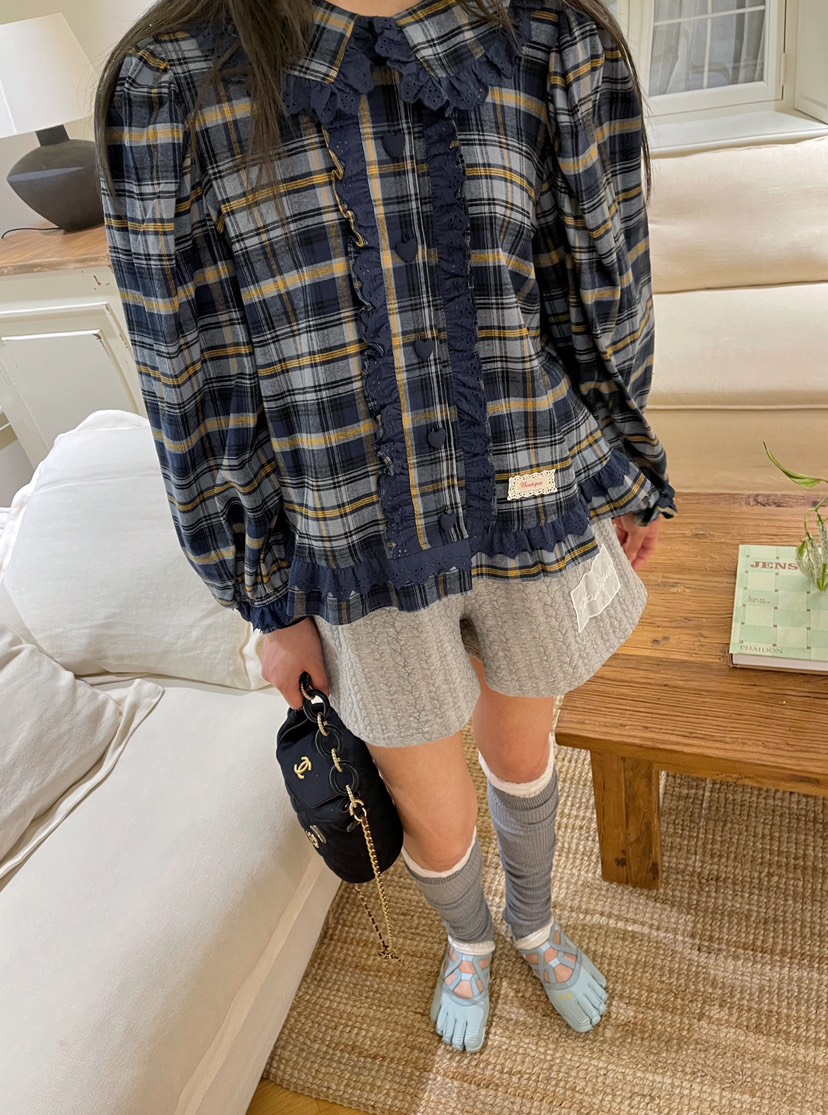BOUTIQUE-L東大門㊣直郵女士新款真品職業休閑推薦襯衫蕾絲衫BOUTIQUE-L襯衫/蕾絲衫圖色2