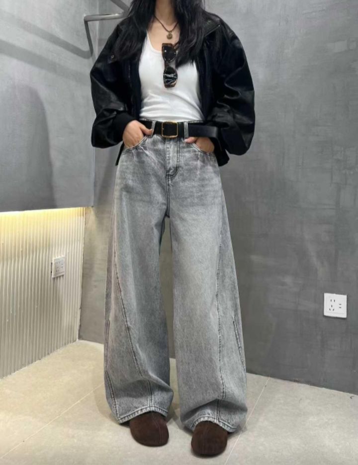 BOBBIE DOLL東大門㊣代購女士新款人氣真品牛仔褲不含腰帶BOBBIE DOLL牛仔褲